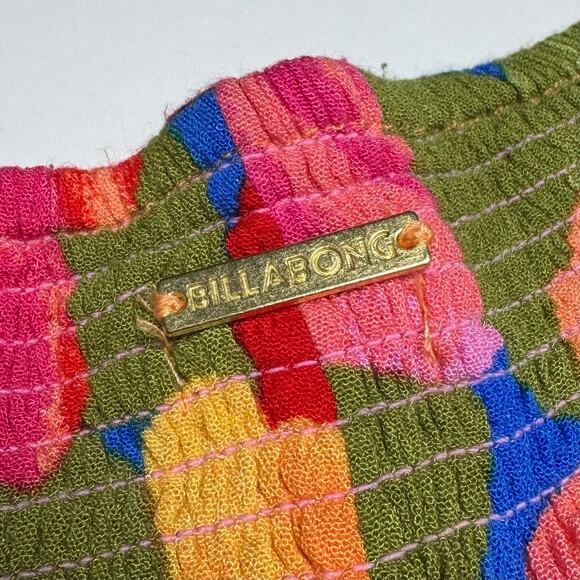 Billbong | Pink Floral Split Spirit Wide Let Trousers - Picture 9 of 9